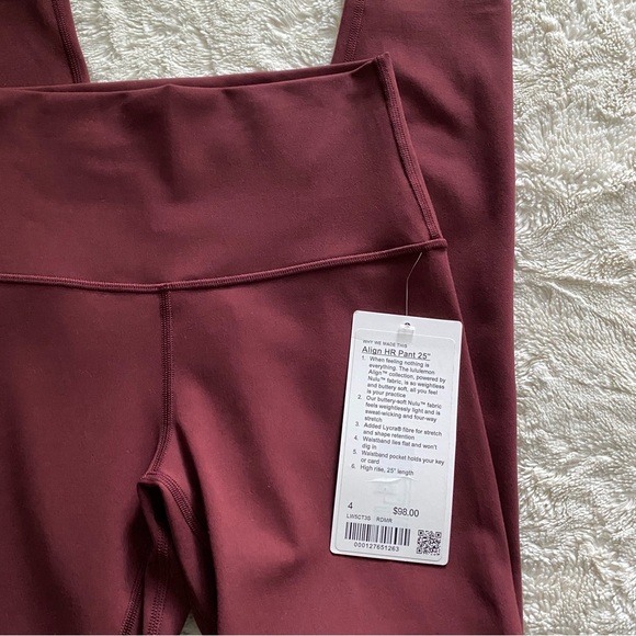 lululemon athletica Pants - lululemon athletica • align high rise leggings | 4